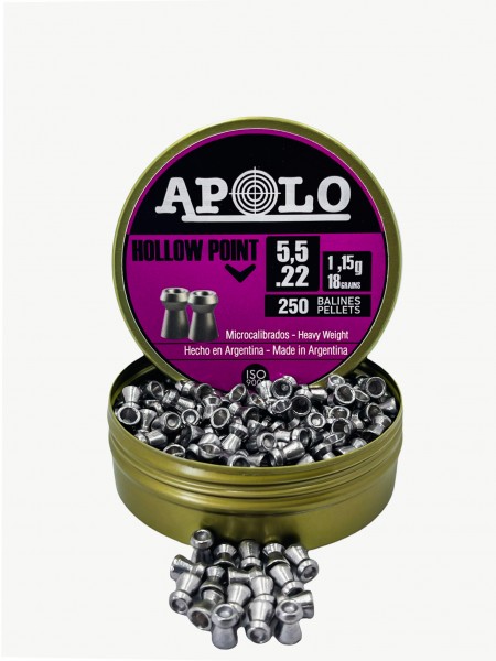 Apolo DIABOLOS Hohlspitzkopf 5,5mm Hollow Point