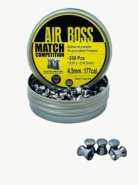 Air Boss DIABOLOS Flachkopf 4,52 mm Match Competition